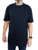 Довга темно-синя бавовняна чоловіча футболка, США
