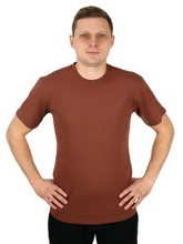 Бавовняна коричнева чоловіча футболка Libertine