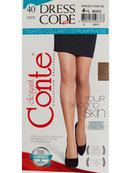 Гіпоалергенні матові колготки Conte Dress code 40 den, упаковка