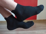 Спортивні чорні чоловічі шкарпетки 6303