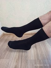 Зимові чорні чоловічі шкарпетки Дюна 2175