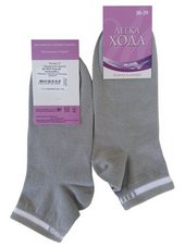 Жіночі демісезонні шкарпетки Легка хода 5079, срібло