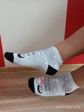 Жіночі демісезонні шкарпетки Легка хода 5361 срібло меланж