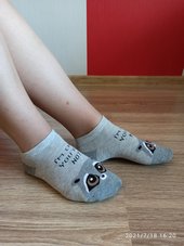 Жіночі демісезонні шкарпетки Легка хода 5379, срібло меланж