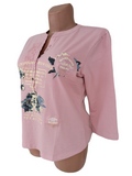 Жіноча бавовняна блузка Gertie 5301, збоку