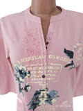 Жіноча бавовняна блузка Gertie 5301, візерунок