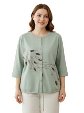 Жіноча футболка м'ята великого розміру 3XL, 4XL, 5XL, 6XL