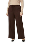 Жіночі штани палаццо гіркий шоколад 48-56, перед